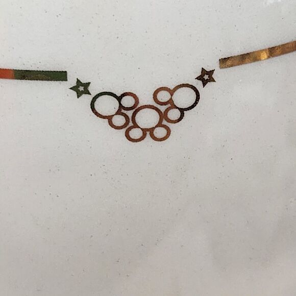 Disney Parks The Happiest Celebration On Earth Vase 8.5" Ivory & Gold Porcelain - Picture 3 of 14